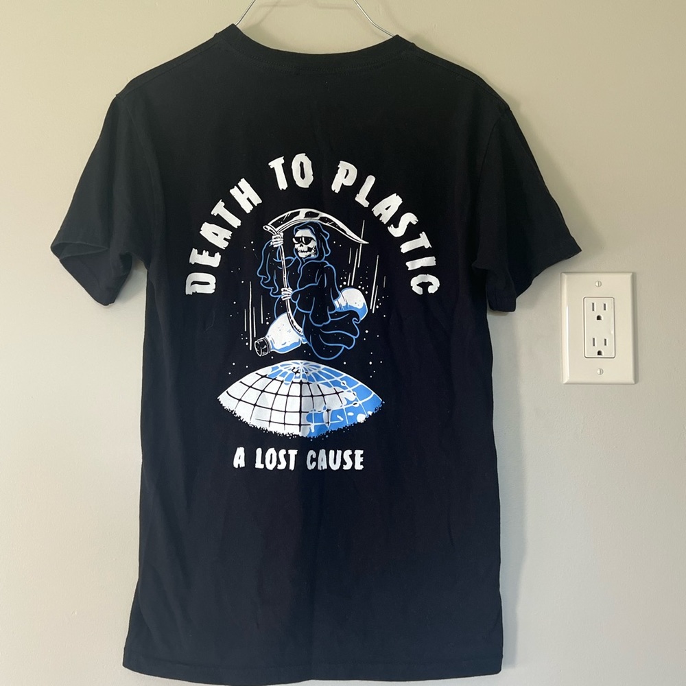 A Lost Cause Death by Plastic Mens Fit Tee Size Small